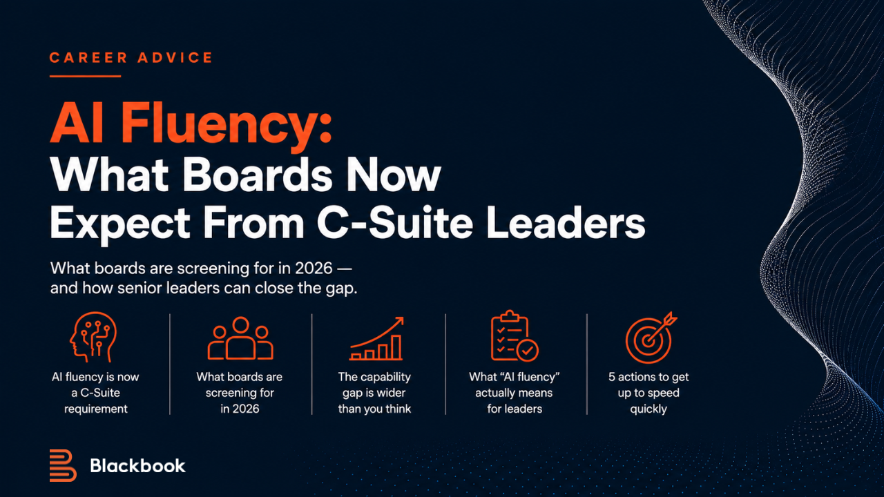 AI Fluency: What Boards Now Expect From C-Suite Leaders AI Fluency: What Boards Now Expect From C-Suite Leaders